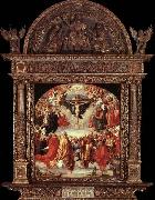 Albrecht Durer The Adoration of the Holy Trinity Germany oil painting artist